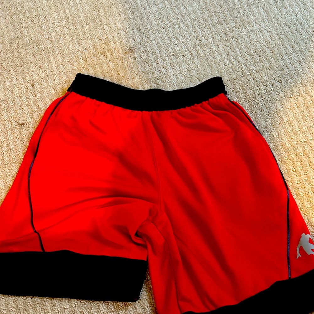 Red and1 shorts youth medium used